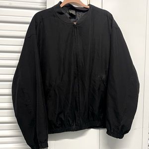 Men's Vintage Black Claiborne Bomber Jacket 🌵Large